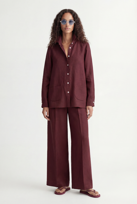 Linen 'Pocket Shirt'