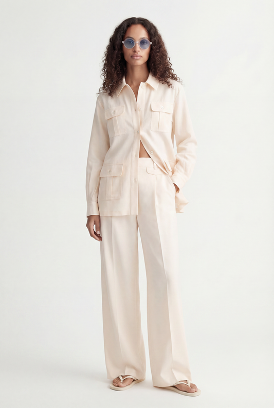 Linen 'Safari Jacket'