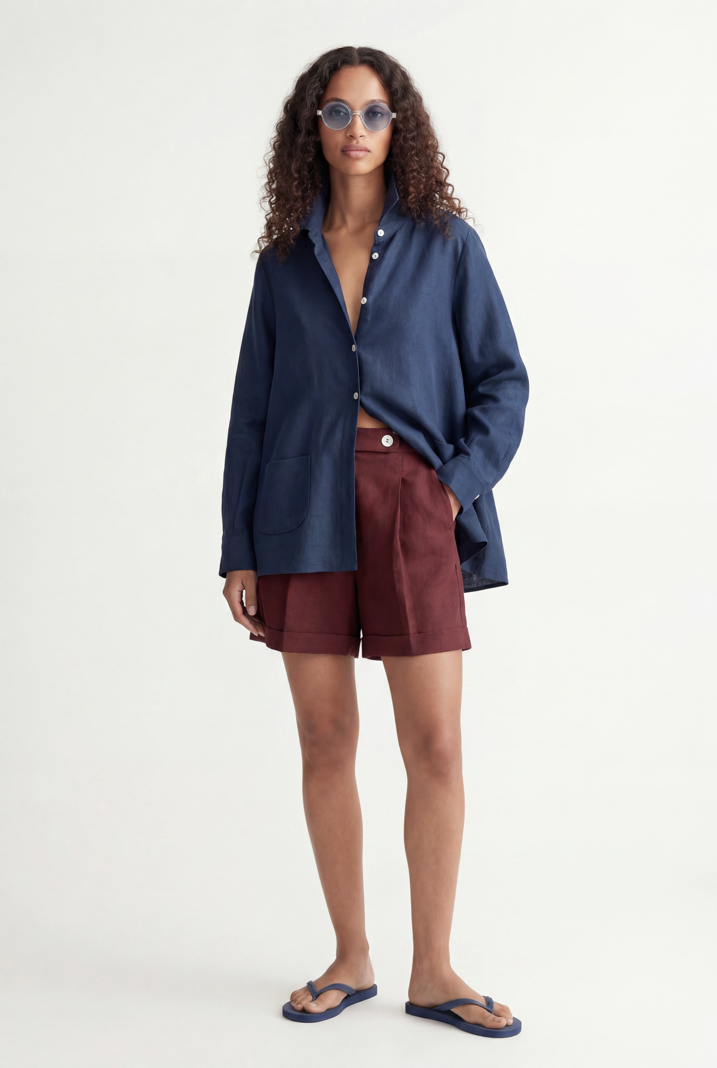 Linen 'Pocket Shirt'