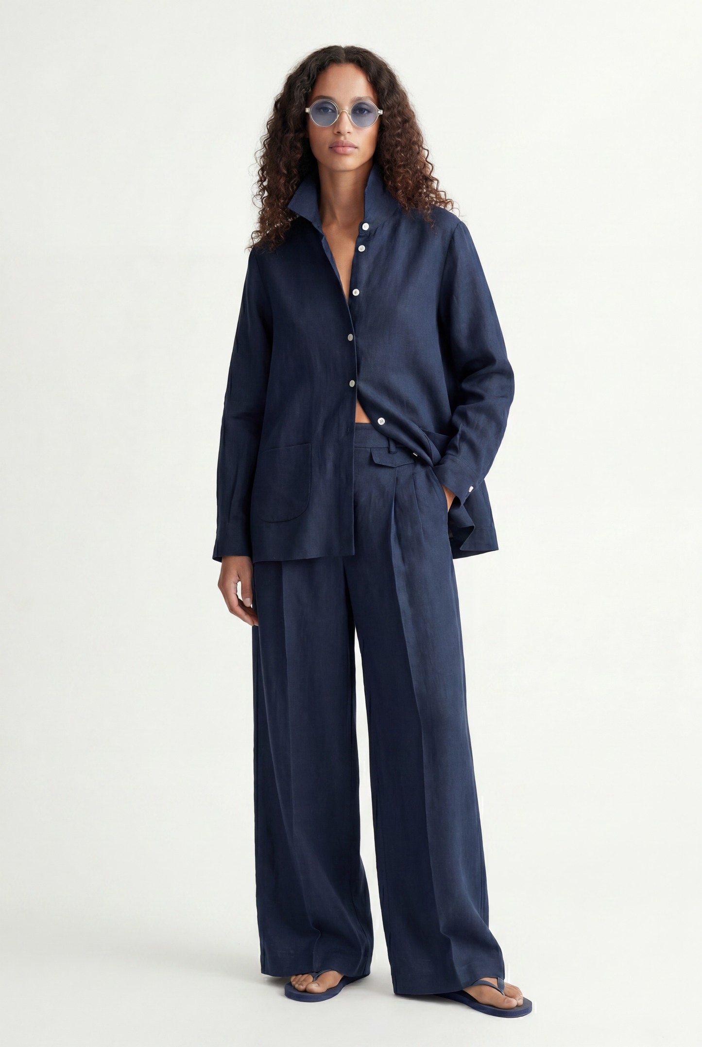 Linen 'Pocket Shirt'